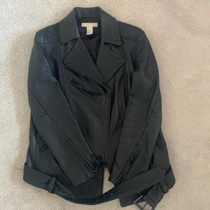 H&M leather jacket